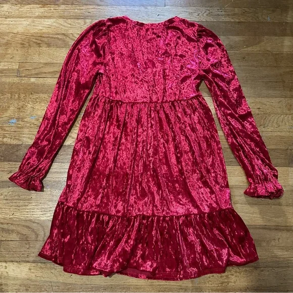 Pinkblush Red Velvet Mini Dress - Picture 3 of 5